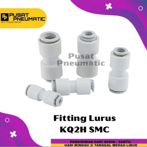 KQ2H 12-00 Fitting Union Lurus Slip Lock Selang 12mm x 12mm SMC