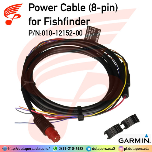 Garmin Power Cable 8 PIN GPSMAP 800/1000/7x07/7x08/7x10/7x12 Series