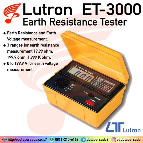 Lutron ET-3000 Earth Resistance Tester Kyoritsu 4105A - NON GARANSI