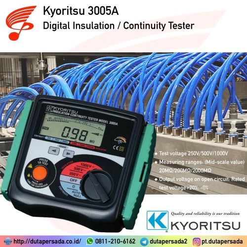 Kyoritsu 3005A Digital Insulation / Continuity Tester