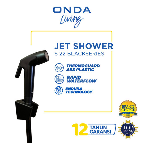 ONDA Jet Shower Cebok Bidet S 22 Blackseries