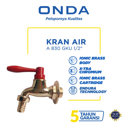 ONDA Kran Air Tembok / Taman A 830 GKU 1/2"