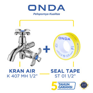 ONDA Kran Cabang Shower K 407 MH 1/2” + Seal Tape ST 01 1/2”