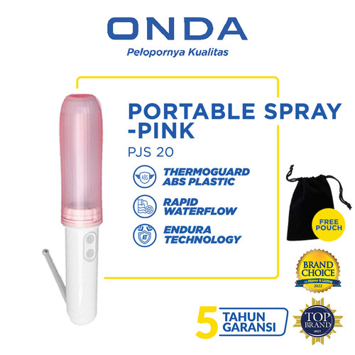 ONDA Portable Travel Shower Spray PJS 20 - Pink