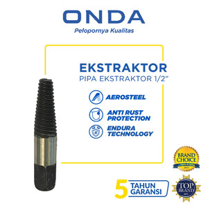 Onda Drat Kran Air Patah Pipa Ekstraktor 1/2