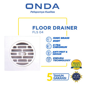 ONDA Floor Drainer / Saringan Air Lantai FLS 04