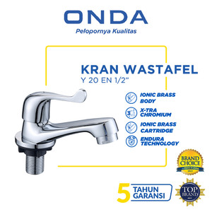 ONDA Kran Wastafel Cuci Tangan Kuningan Y 20 EN 1/2”