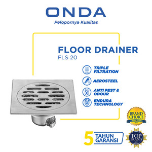 ONDA Floor Drainer / Saringan Air Lantai Anti Mampet FLS 20