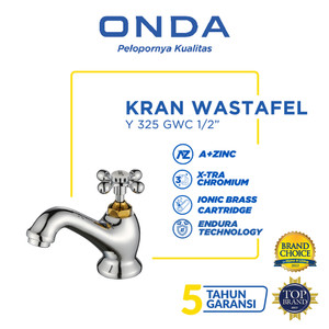 ONDA Kran Wastafel Cuci Tangan ONDA Y 325 GWC 1/2”