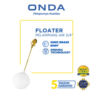 ONDA Floater Pelampung Air Plastik Toren / Tangki Air 3/4”