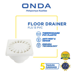 ONDA Floor Drainer / Saringan Air Lantai FLS 13 PVC