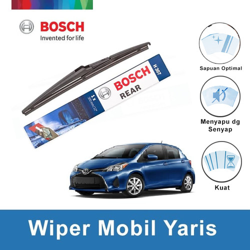 Bosch Rear Wiper Belakang Mobil Toyota Yaris Rock Lock 12" H307