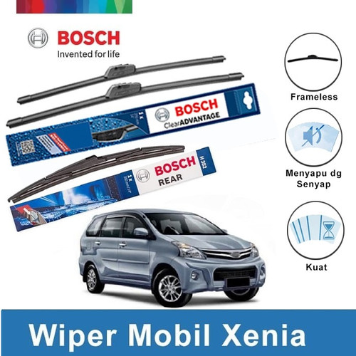 Bosch Wiper Kaca Mobil Daihatsu New Xenia Frameless 20 & 16 + H352