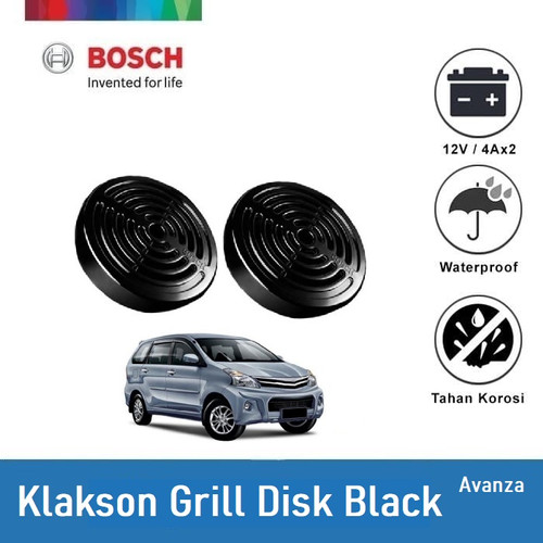 Bosch Klakson Mobil Daihatsu Xenia Europa Grill Disc Black 12V - Set