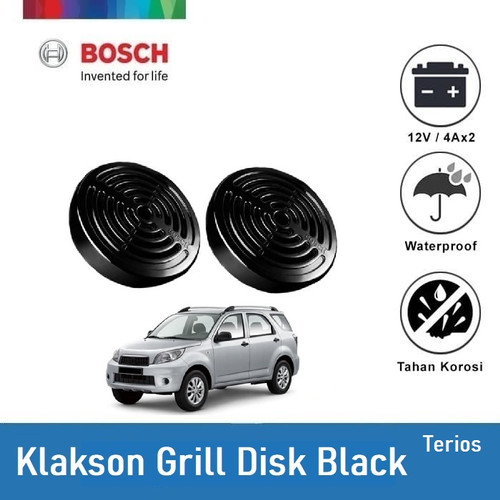 Bosch Klakson Mobil Daihatsu Terios Europa Grill Disc Black 12V - Set