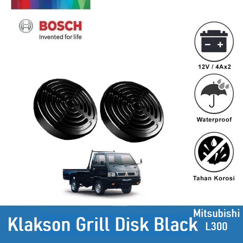 Bosch Klakson Mobil Mitsubishi L300 Europa Grill Disc Black 12V - Set