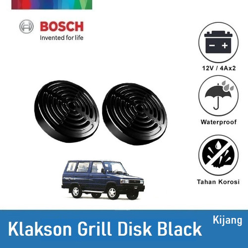 Bosch Klakson Mobil Toyota Kijang Europa Grill Disc Black 12V - Set