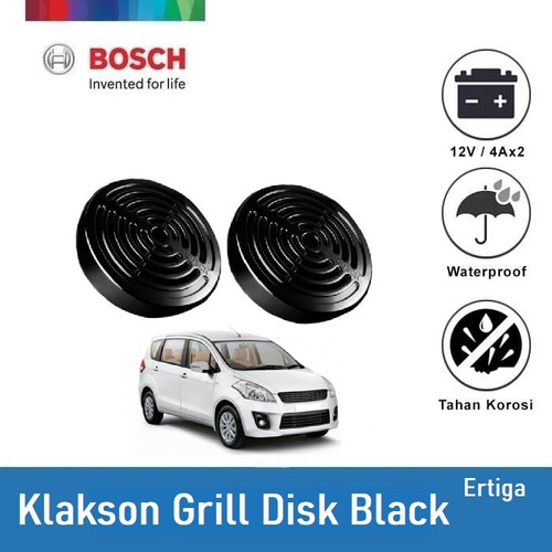 Bosch Klakson Mobil Suzuki Ertiga Europa Grill Disc Black 12V - Set