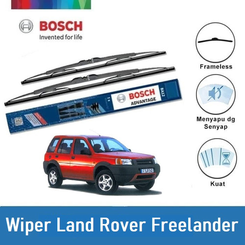 Bosch Sepasang Wiper Mobil Land Rover Freelander LN (01-07) 21 & 21