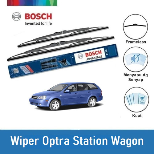 Bosch Sepasang Wiper Kaca Mobil Chevrolet Optra Station Wagon 21" & 19