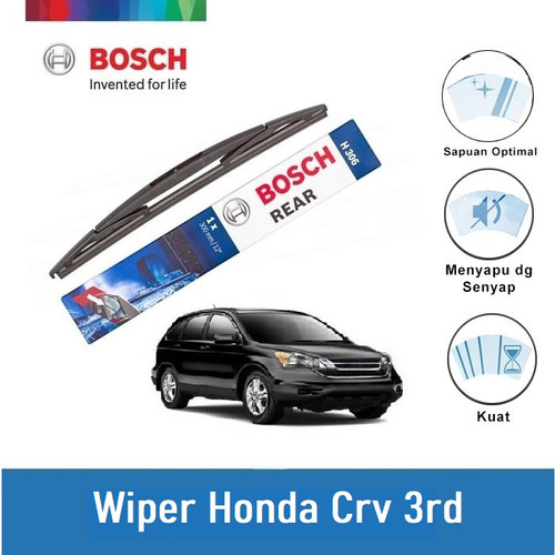 Bosch Rear Wiper Kaca Belakang Mobil Honda CRV Rock Lock 3 12" H306