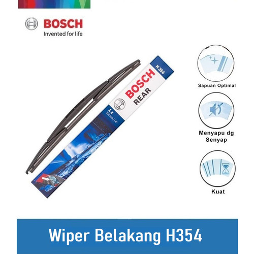 Bosch Rear Wiper Kaca Belakang Mobil Rock Lock 3 14" H354 - 1 Buah