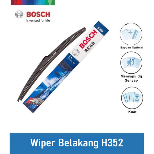 Bosch Rear Wiper Kaca Belakang Mobil Rock Lock 2 14" H352 - 1 Buah