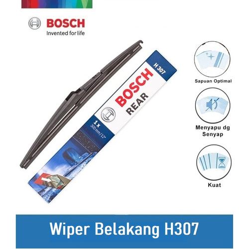 Bosch Rear Wiper Kaca Belakang Mobil Rock Lock 2 12 " H307 - 1 Buah