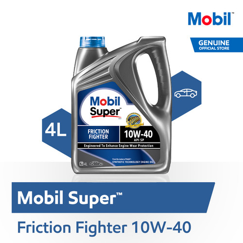 Oli Mesin - Mobil Super™ Friction Fighter 10W-40 (4L)