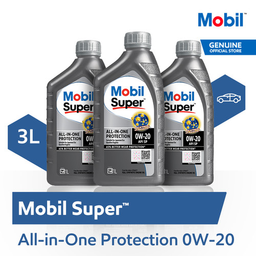 Oli Mesin - Mobil Super™ All-in-One Protection 0W-20 (3 liter)