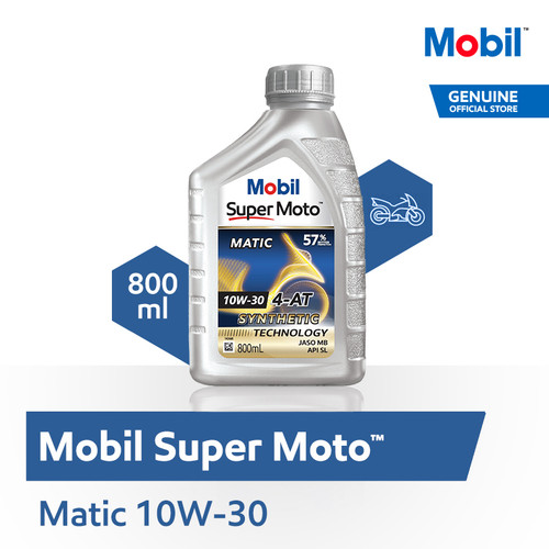 Oli Mesin – Mobil Super Moto Matic 10W-30 (0.8 liter)