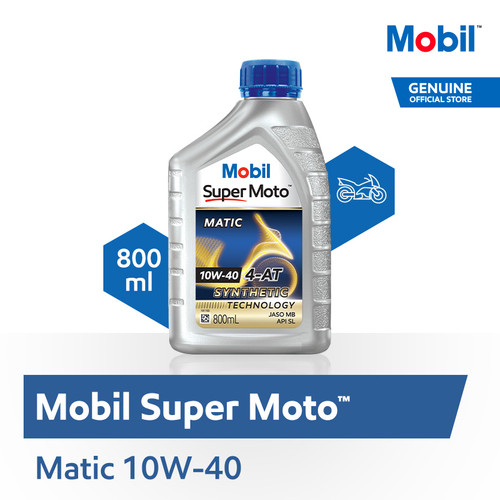 Oli Mesin – Mobil Super Moto Matic 10W-40 (0.8 liter)