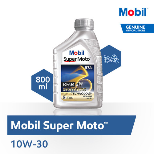 Oli Mesin Mobil Super Moto 10W-30 (0.8 liter)