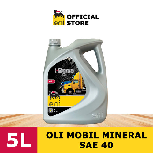 Oli Mobil ENI i-Sigma Plus ID SAE 40 - 5Liter