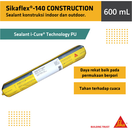 Sika Sikaflex 140 construction sealant hyflex concrete grey 600ml