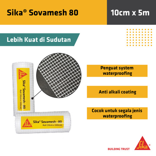 Sika Sovamesh 80 10cm x 5m Serat Fiber Waterproofing