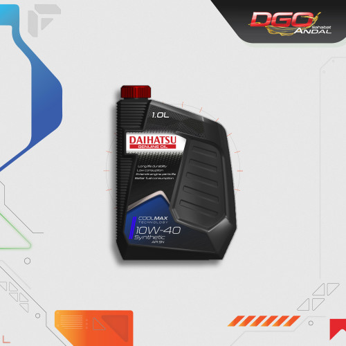 Daihatsu Genuine Oil 10W-40 API SN Synthetic 1L (Baru)