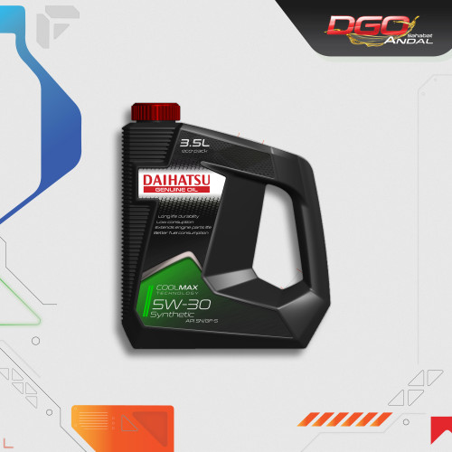 Daihatsu Genuine Oil 5W-30 API SN/GF-5 Synthetic 3.5L (Baru)