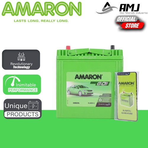 Aki Mobil Avanza 2022 NS40ZL / 38B20L Amaron GO Aki Kering 12v /35Ah