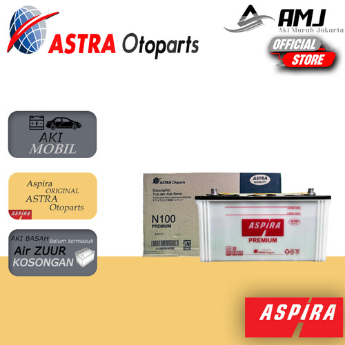 Aki Daihatsu Taft Series Aspira Astra N100 95E41R Aki Basah 100ah