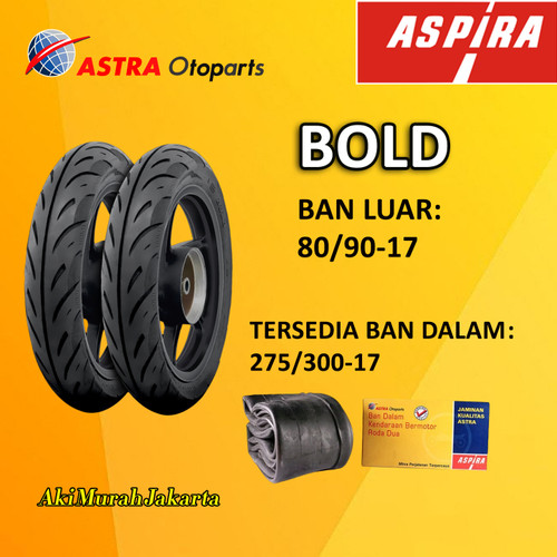 Ban Luar Aspira BOLD 80/90-17 275/300-17 Original ASTRA