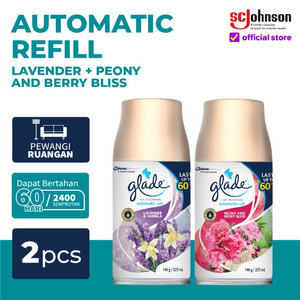 (Dapat 2 pcs) Glade Matic Refill Lavender + Peony 146gr