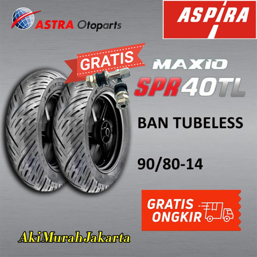 Ban Tubeless MAXIO SPR40TL 90/80-14 ASPIRA ORIGINAL ASTRA