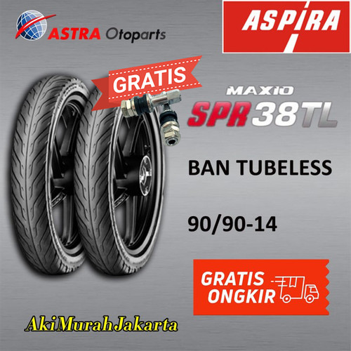 Ban Tubeless Maxio SPR38TL 90/90-14 Aspira Original Astra