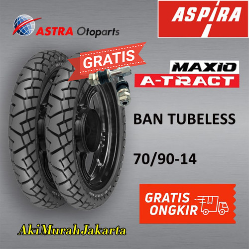 Ban Tubeless MAXIO A-TRACT 70/90-14 ASPIRA ORIGINAL ASTRA