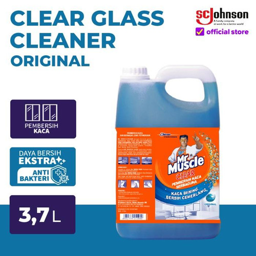 Mr Muscle Clear Pembersih Kaca Original 3.7 Liter Galon