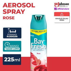 Bayfresh Aerosol Rose 225ml Pengharum Ruangan