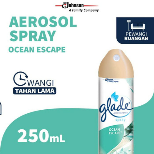 Glade Aerosol Ocean Escape 250ml Pengharum Ruangan