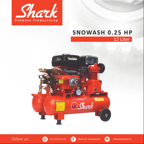 Snowash Shark 12liter/ mesin cuci motor & mobil