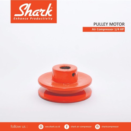 Pulley Motor Kompressor Shark 1/4Hp